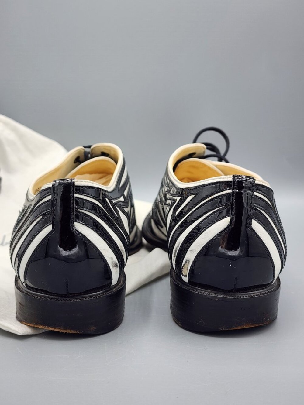 ROBERT CLERGERIE "The Jade" Graphic Star Oxfords 39 US 8.5 - Picture 7 of 16